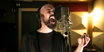 Le chanteur rock Matthieu Devaux