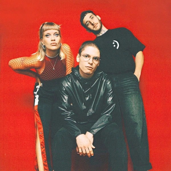 Le trio post-punk Treaks, photo de Marine Bouteiller